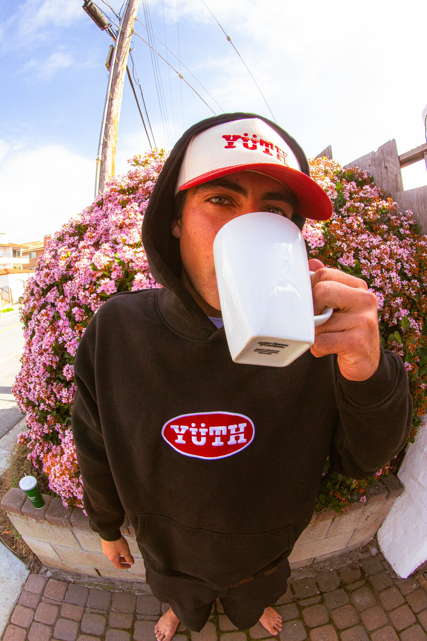 BLACK OVAL HOODIE