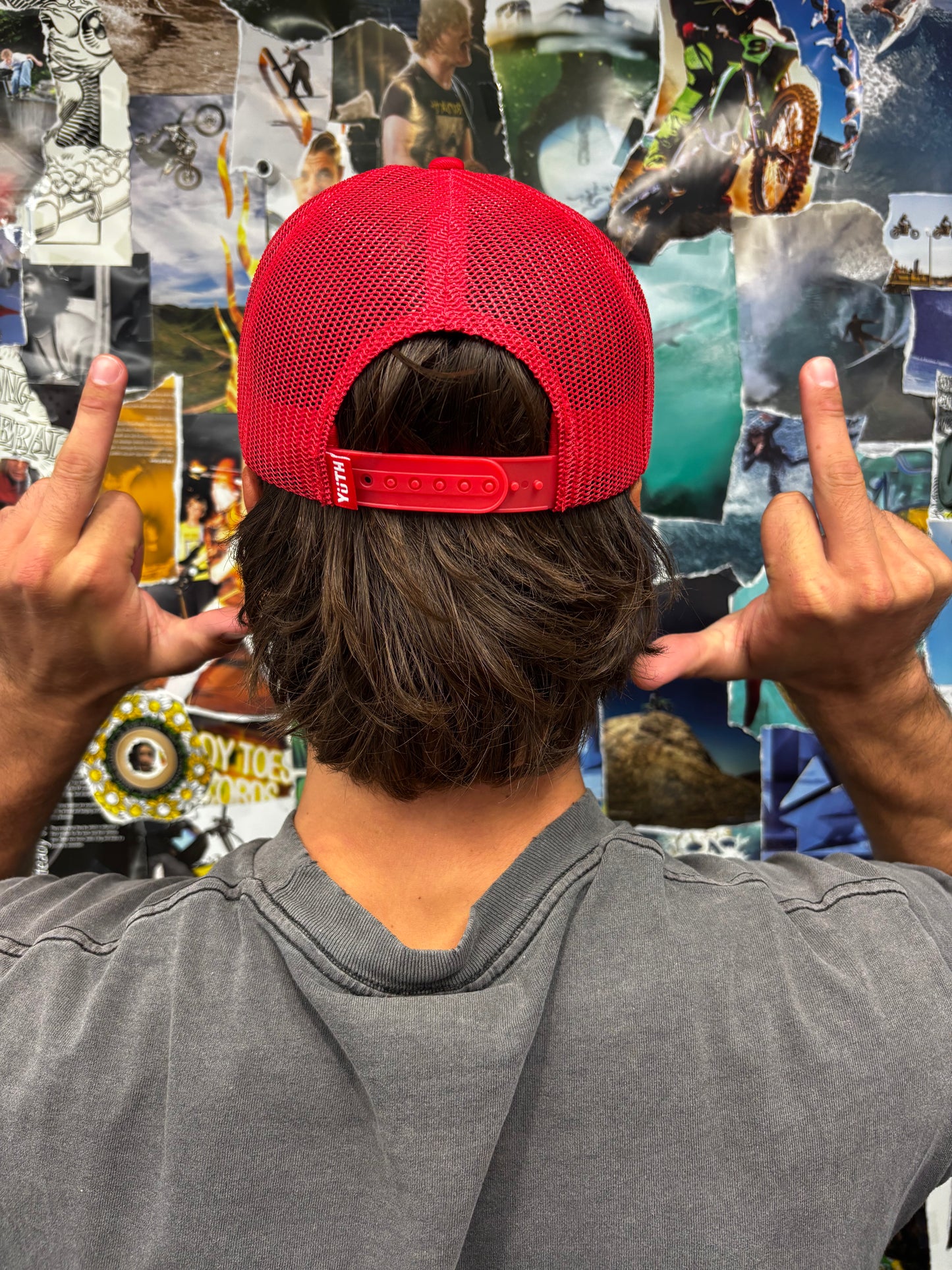 Red 360 Mesh Yüth Hat